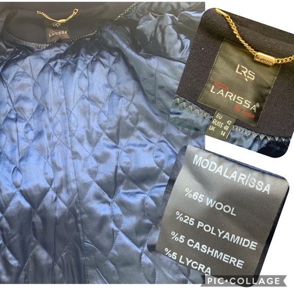 New‎ Woman's Removable Raccoon Fur Collar Coat - Picture 5 of 8